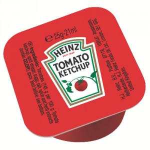 Heinz Tomato Ketchup 100X25GM (DIP POT)