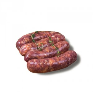 Causeway Prime Pork & Apple Sausages (Per Kg)  Day 1 for Day 3 - Min 2.5kg