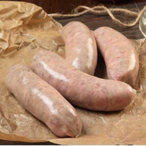 Causeway Prime Pork & Apple Sausages (Per Kg)  Day 1 for Day 3 - Min 2.5kg