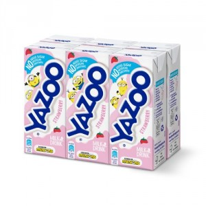 Yazoo Strawberry Flavour Milkshake 5x6x200ml (NAS)