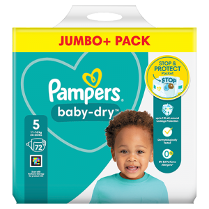 Pampers Baby Dry Size 5 2x72